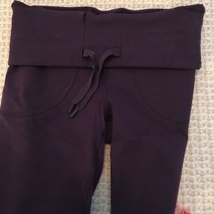 Lululemon purple yoga pants,super high rise size 2